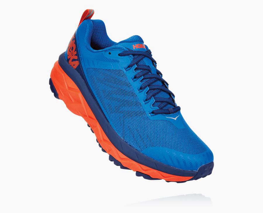 Hoka One One Trainers Mens Blue - Challenger ATR 5 - 39274FDQE